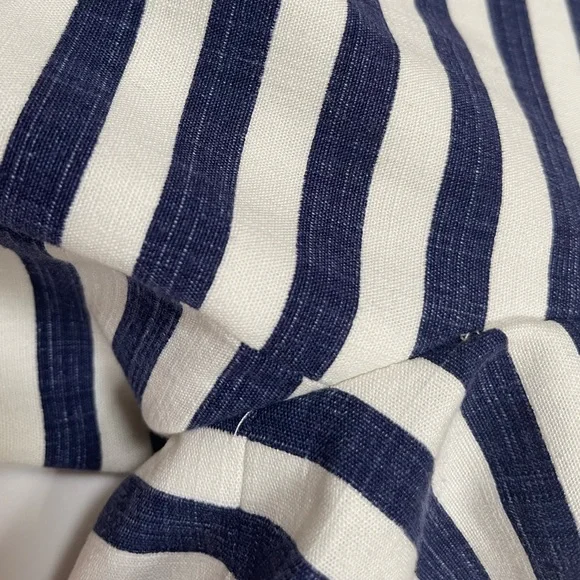 ⭐️Sharagano navy blue and off-white striped blazer - Picture 8 of 11